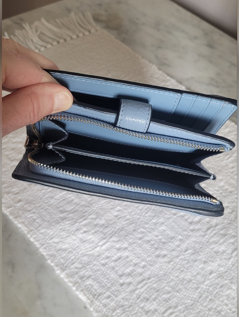 kate spade Light Blue Leather Wallet - Picture 5 of 10